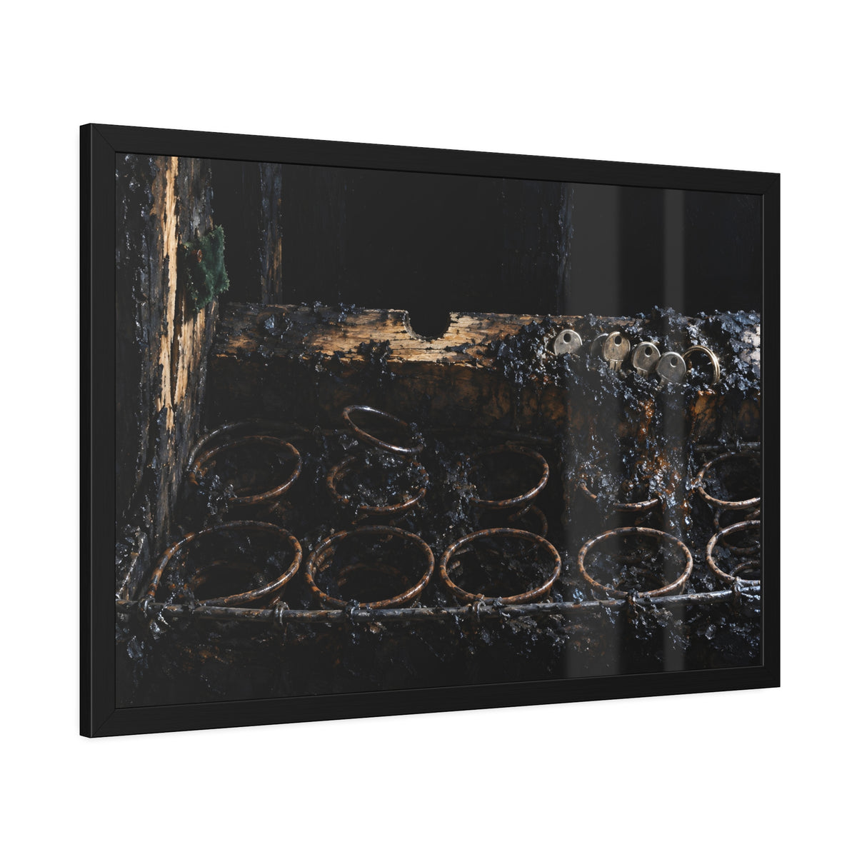 "The Bows of the Keys": A Garabaggio Framed Print