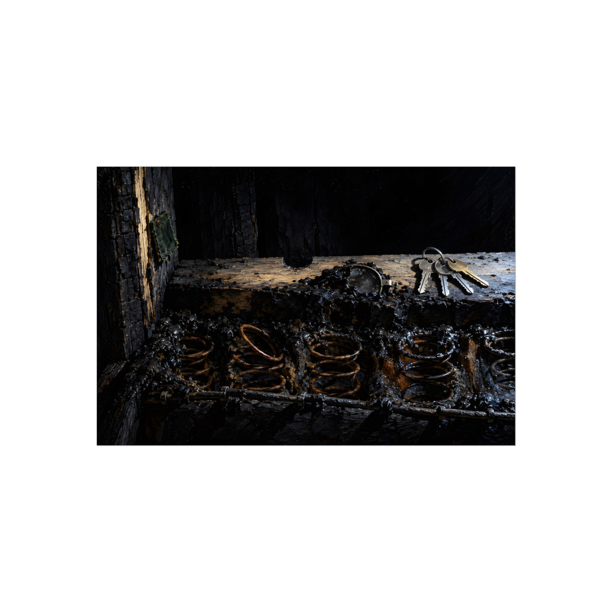 "The Hinge in the Black": A Garabaggio Fine Art Print