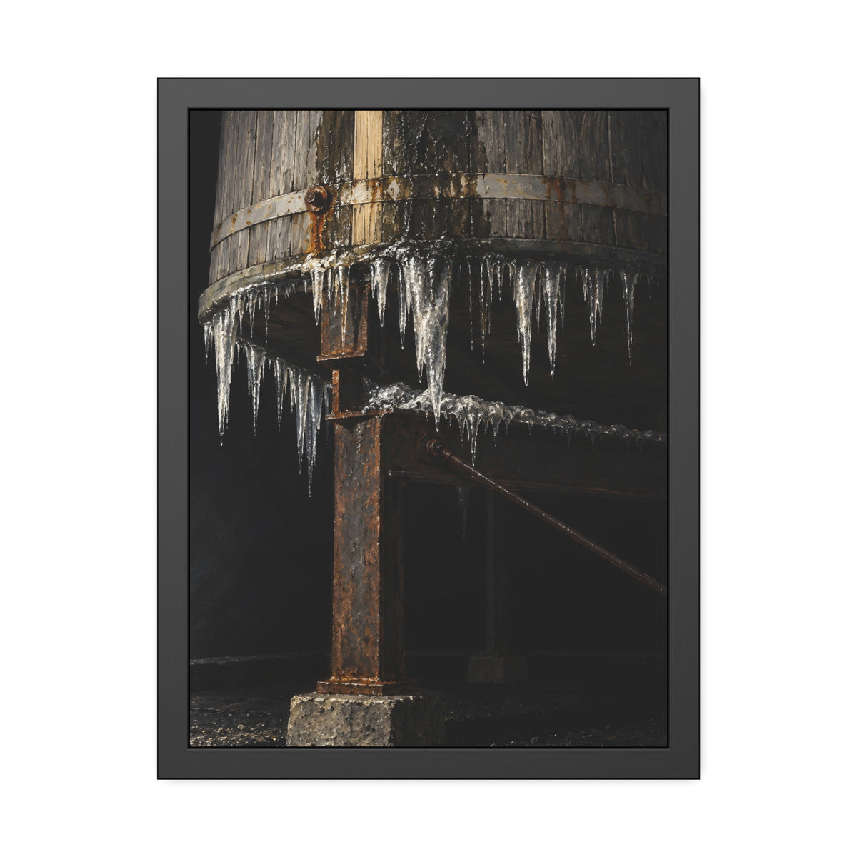 "The Crust on the Beam": A Garabaggio Framed Print