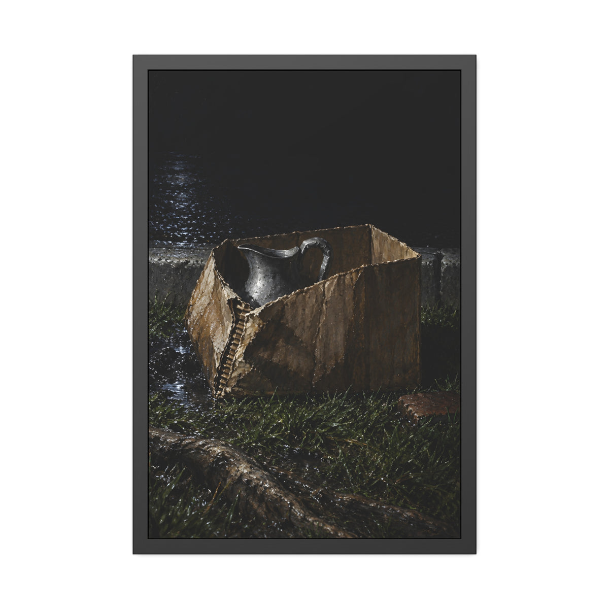 "The Bent Handle": A Garabaggio Framed Print