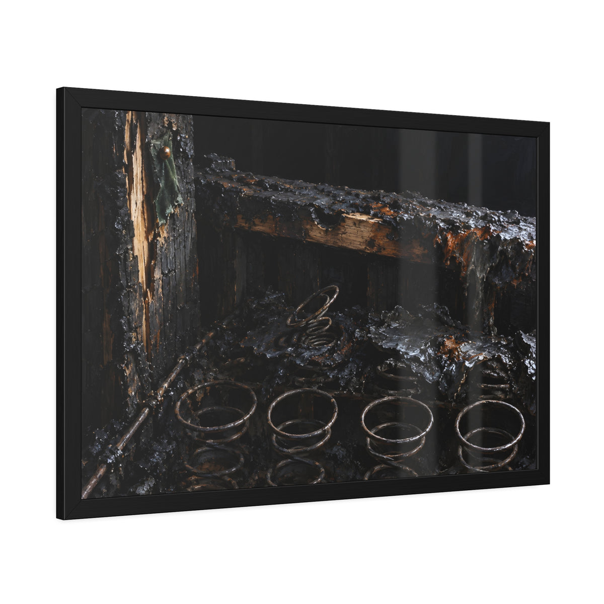"The Front Row Bare": A Garabaggio Framed Print