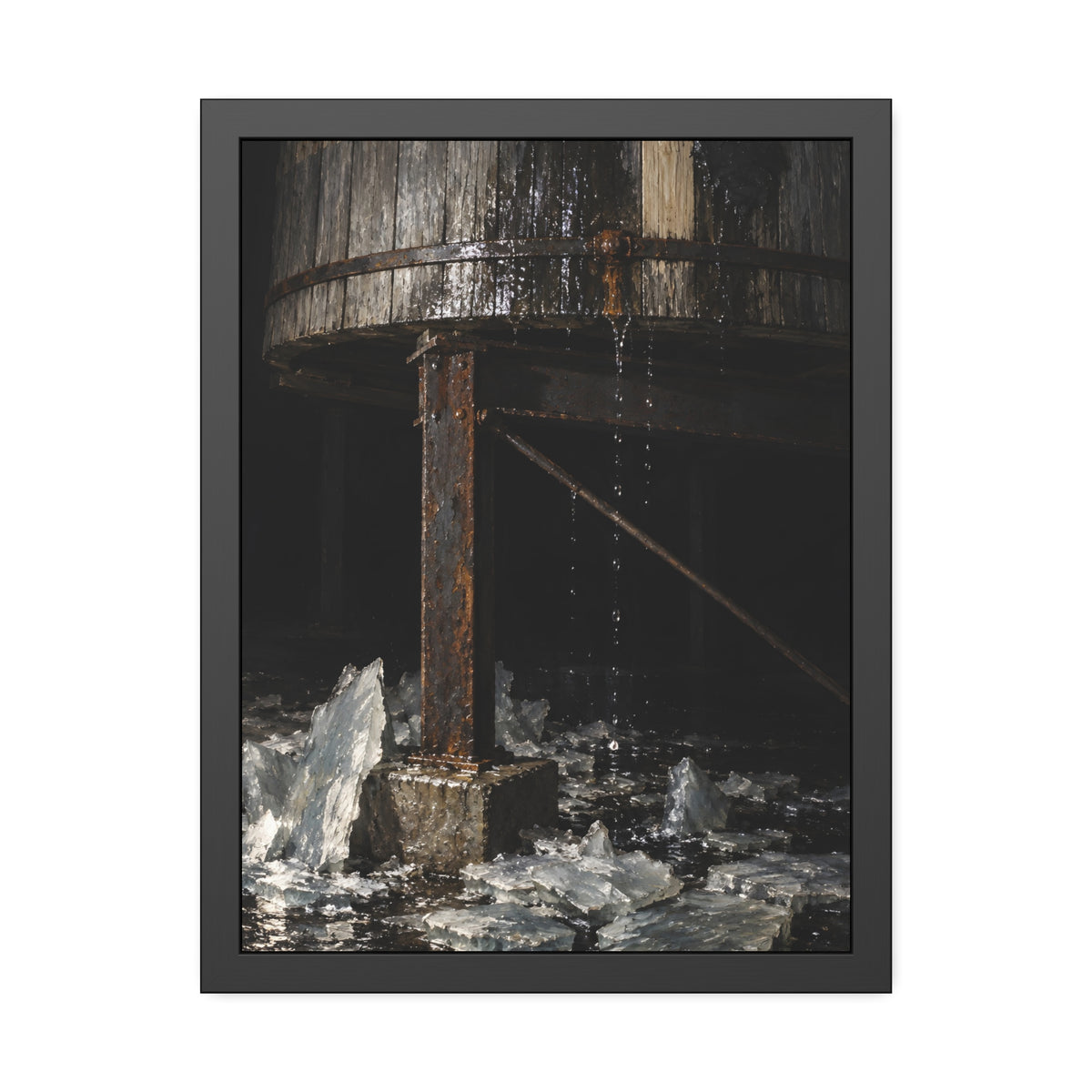 "The Fallen Slabs": A Garabaggio Framed Print