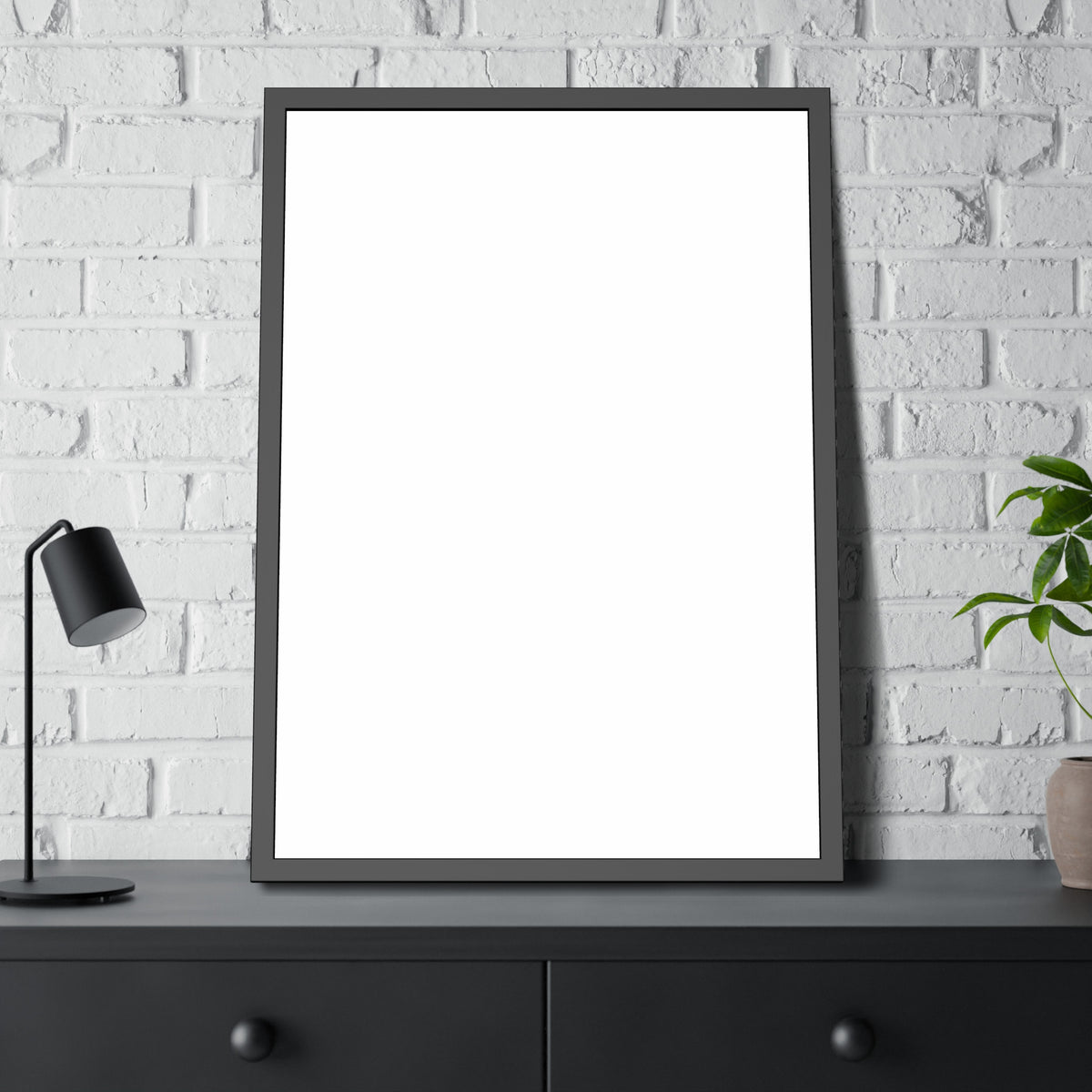 "Snow on the Hoop": A Garabaggio Framed Print