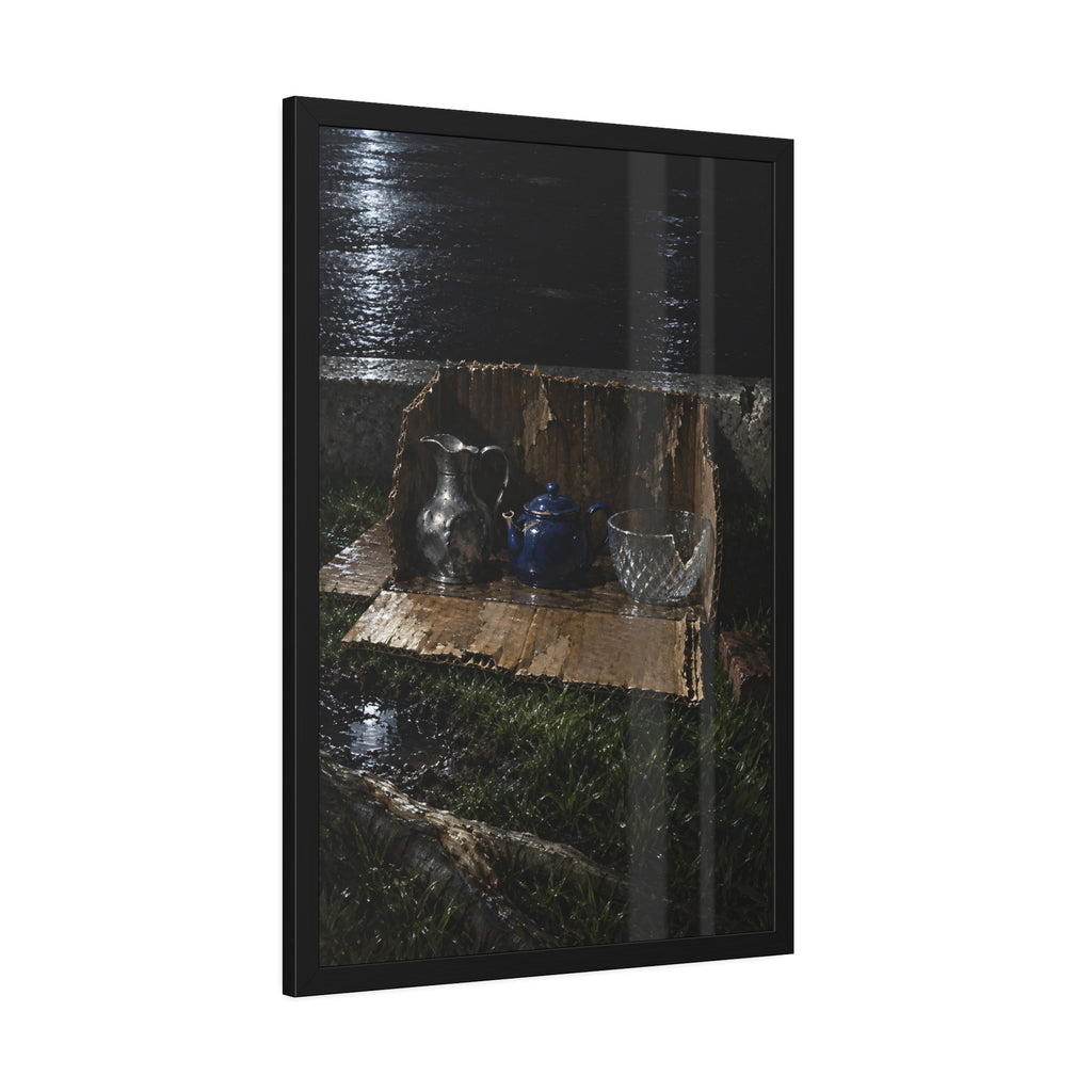 "The Missing Wedge": A Garabaggio Framed Print