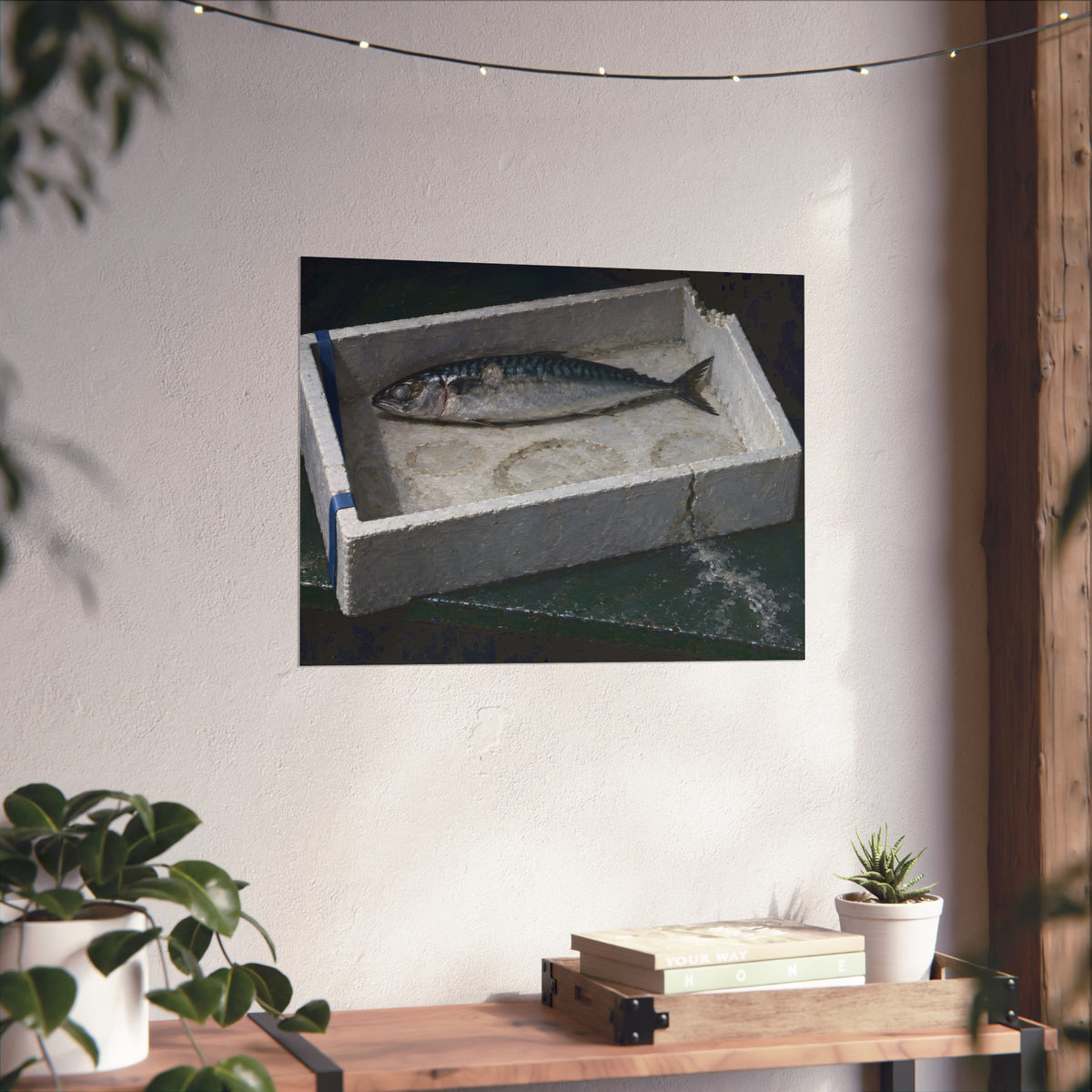 "The Fish Alone on the Foam": A Garabaggio Fine Art Print