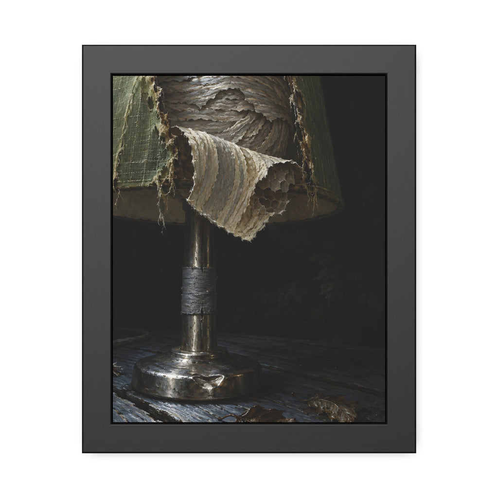 "The First Flap Down": A Garabaggio Framed Print