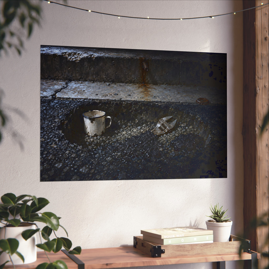 "The Wrench Coming Up": A Garabaggio Fine Art Print