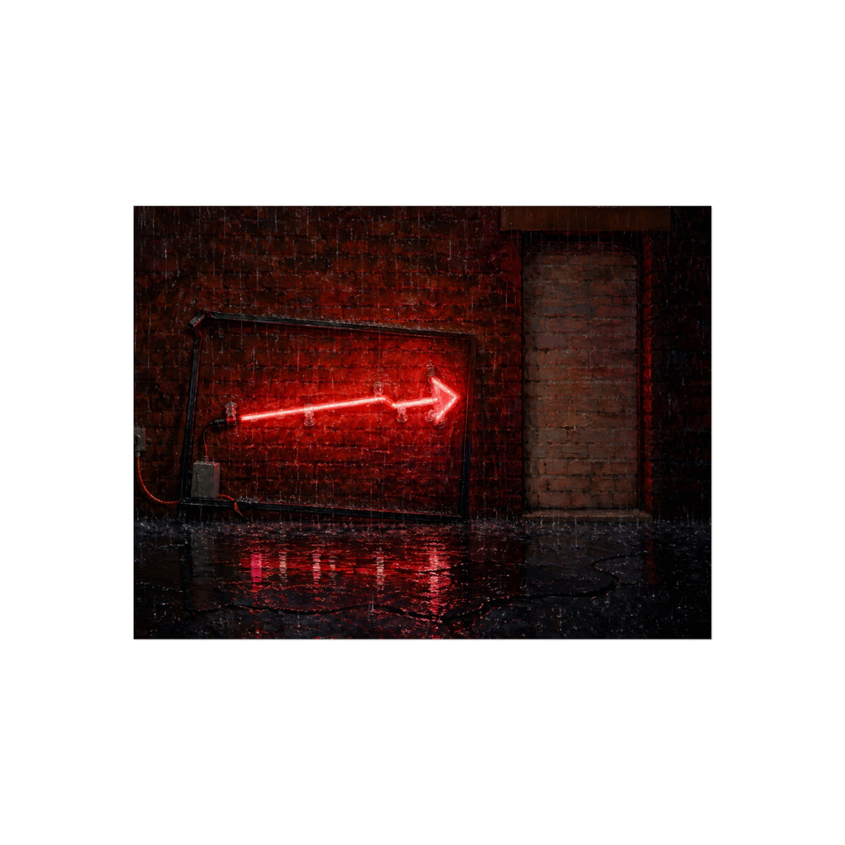 "The Downpour": A Garabaggio Fine Art Print