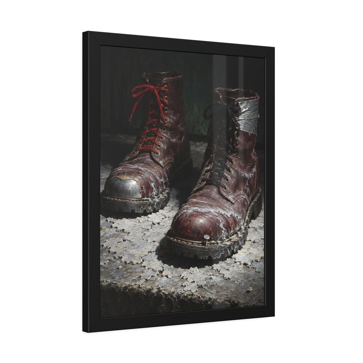 "The Salt Lines": A Garabaggio Framed Print