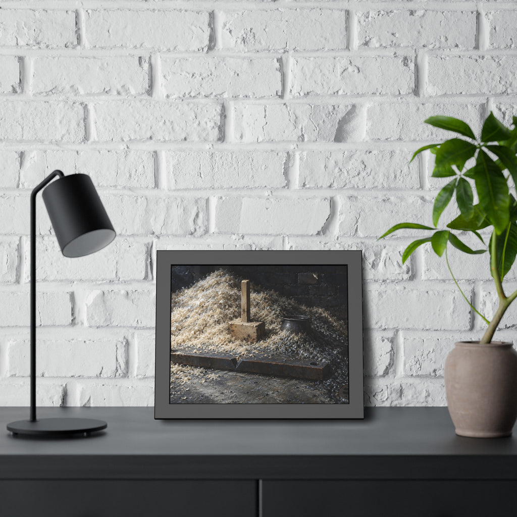 "The Pot Half Given Back": A Garabaggio Framed Print