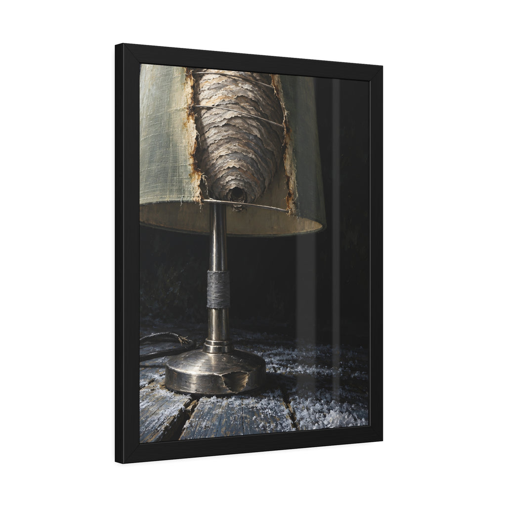 "The Paper Globe in the Shade": A Garabaggio Framed Print