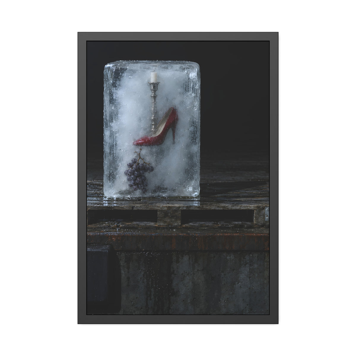 "The Edges Going": A Garabaggio Framed Print