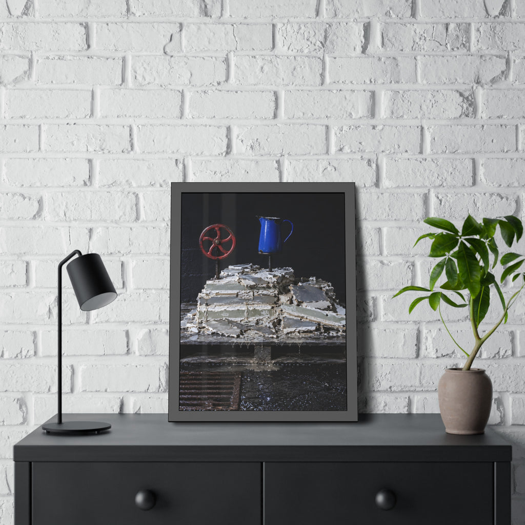 "The Wheel Stands Clear": A Garabaggio Framed Print