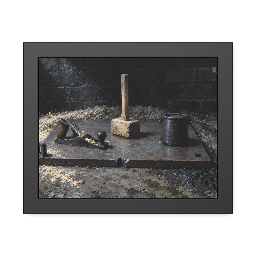 "The Three Returned": A Garabaggio Framed Print