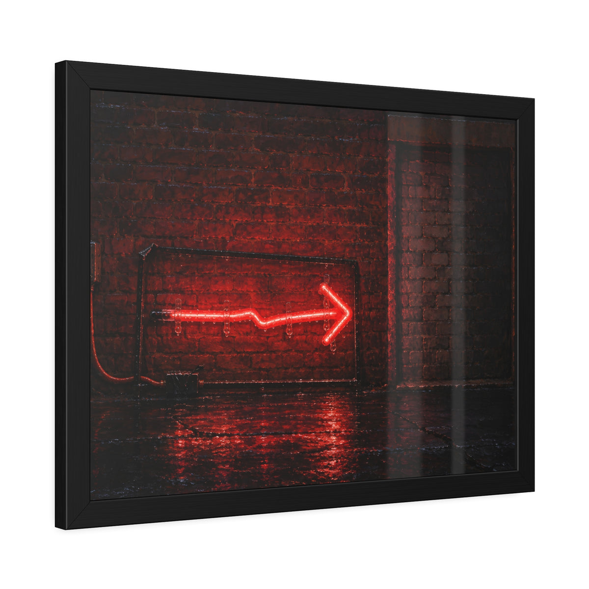 "The Beaded Glass": A Garabaggio Framed Print