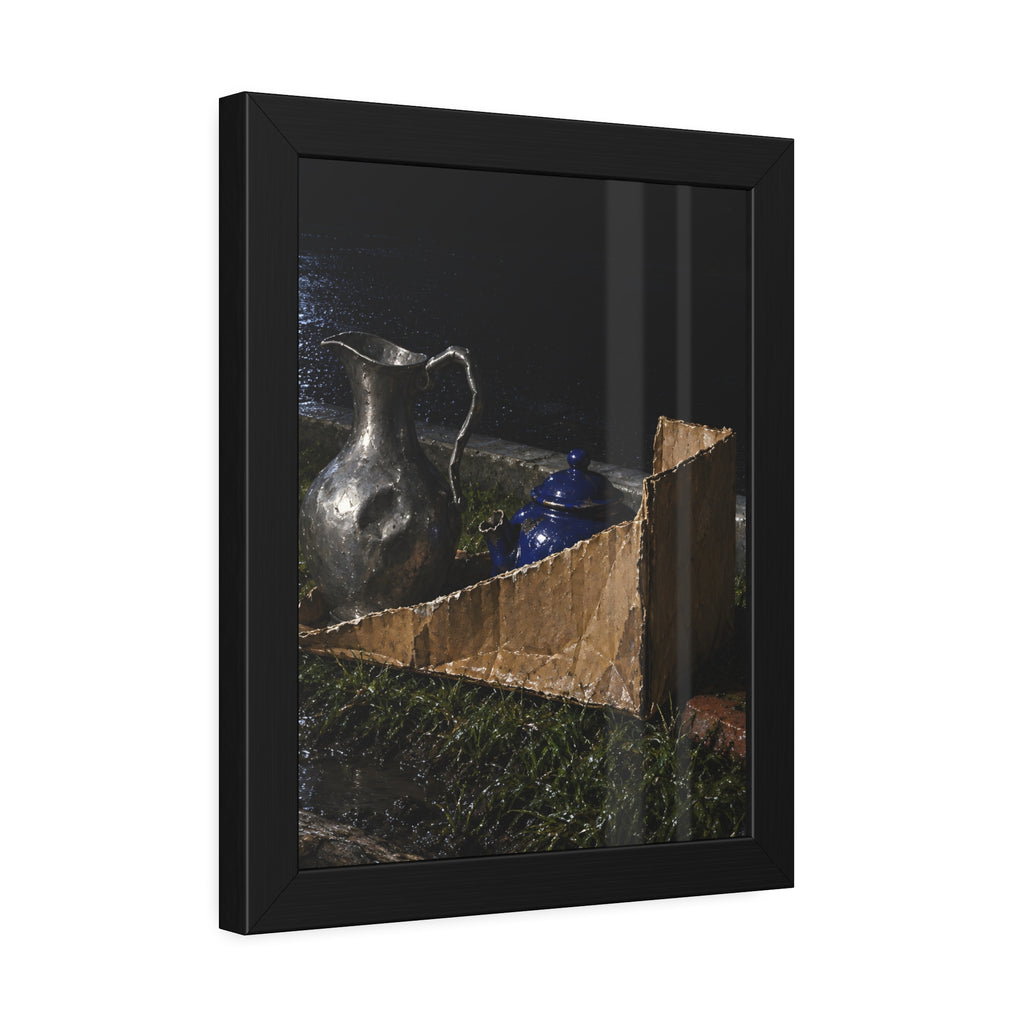 "The Broken Spout": A Garabaggio Framed Print