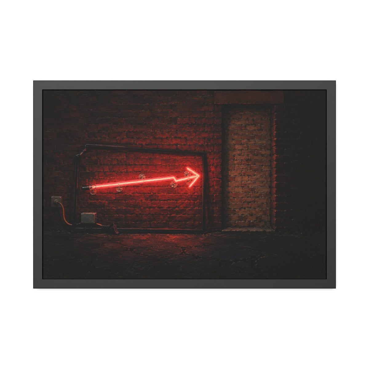 "The Dry Night": A Garabaggio Framed Print