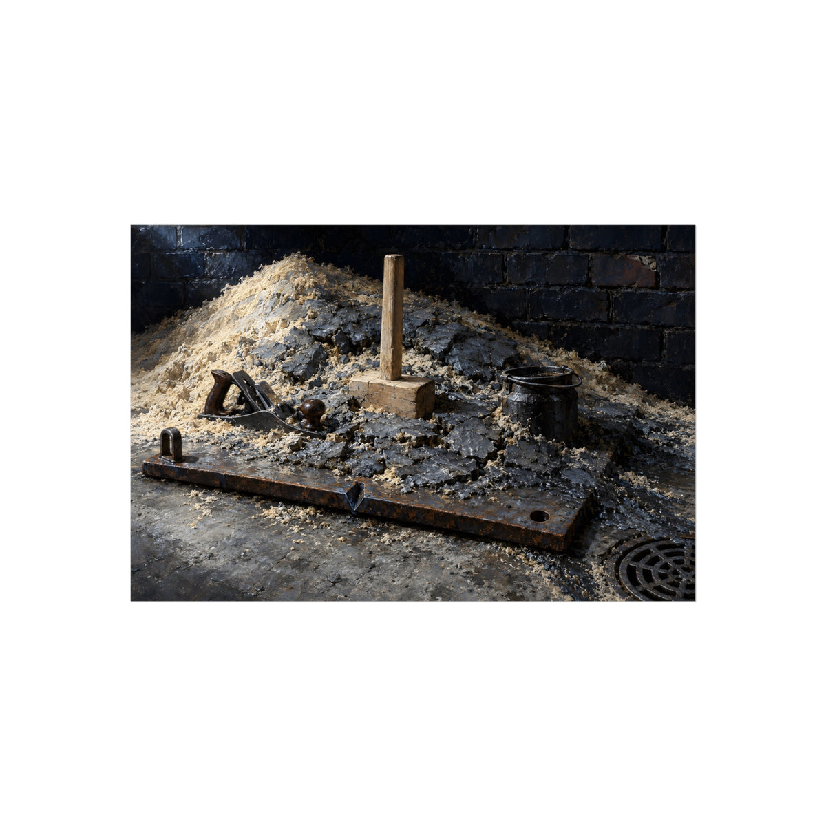 "The Crust Breaking": A Garabaggio Fine Art Print