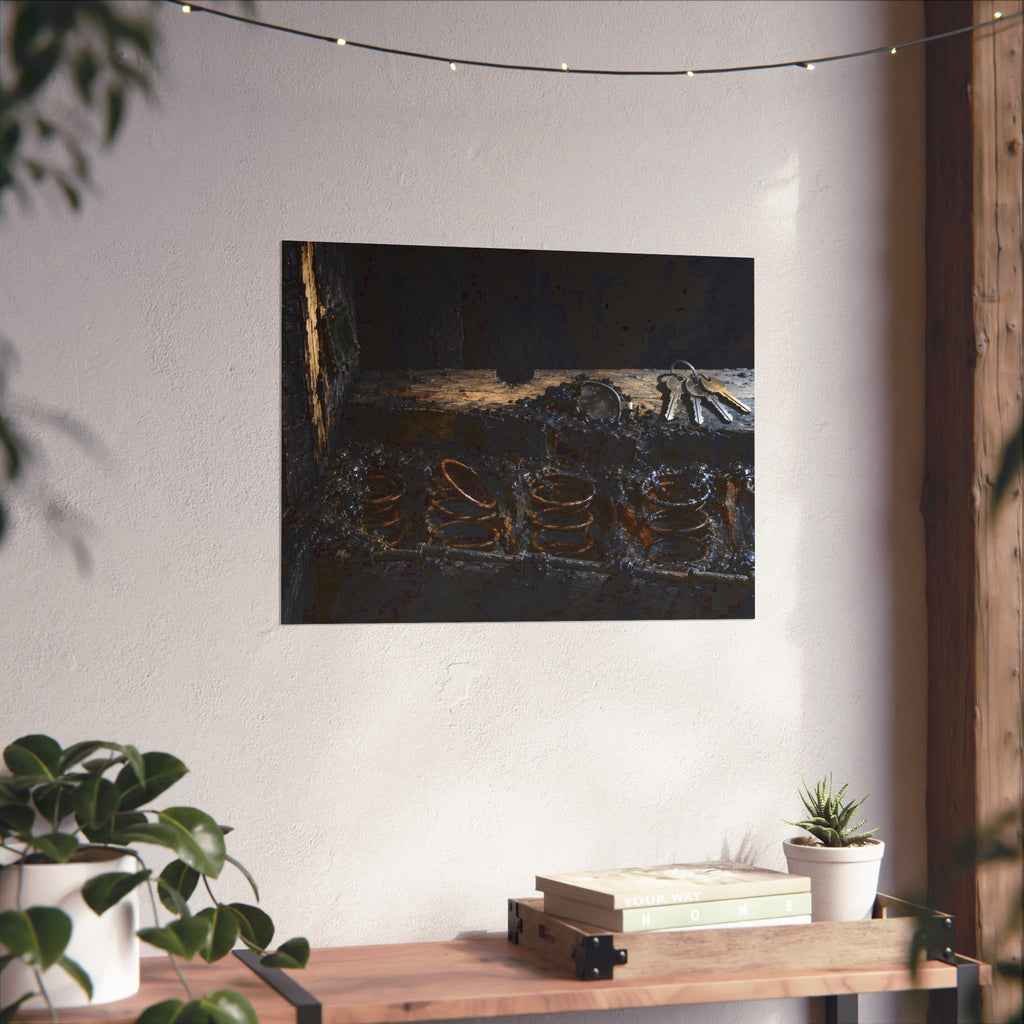 "The Hinge in the Black": A Garabaggio Fine Art Print