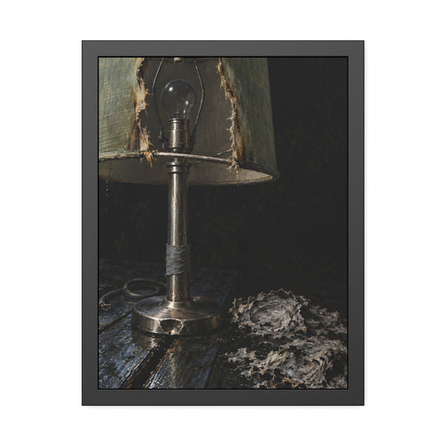 "The Stalk Under the Finial": A Garabaggio Framed Print
