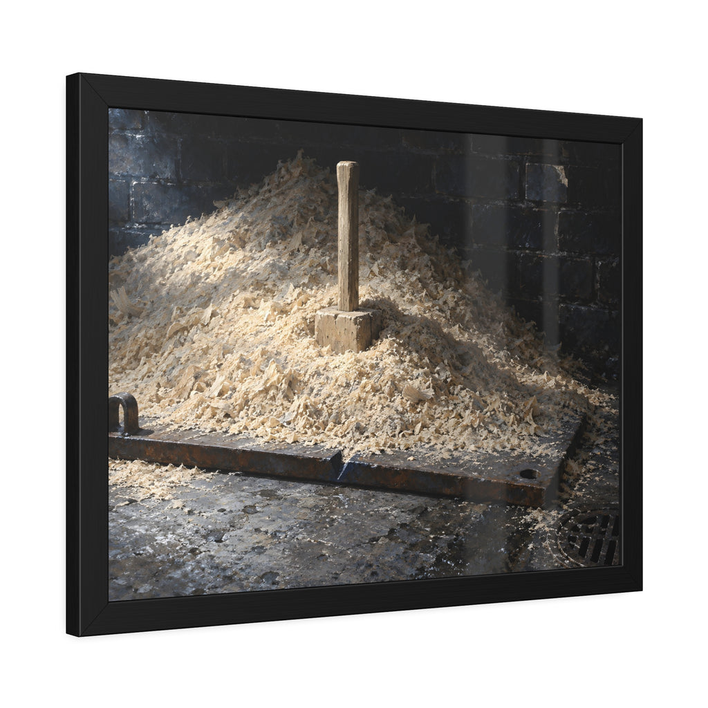 "The Handle Above the Heap": A Garabaggio Framed Print