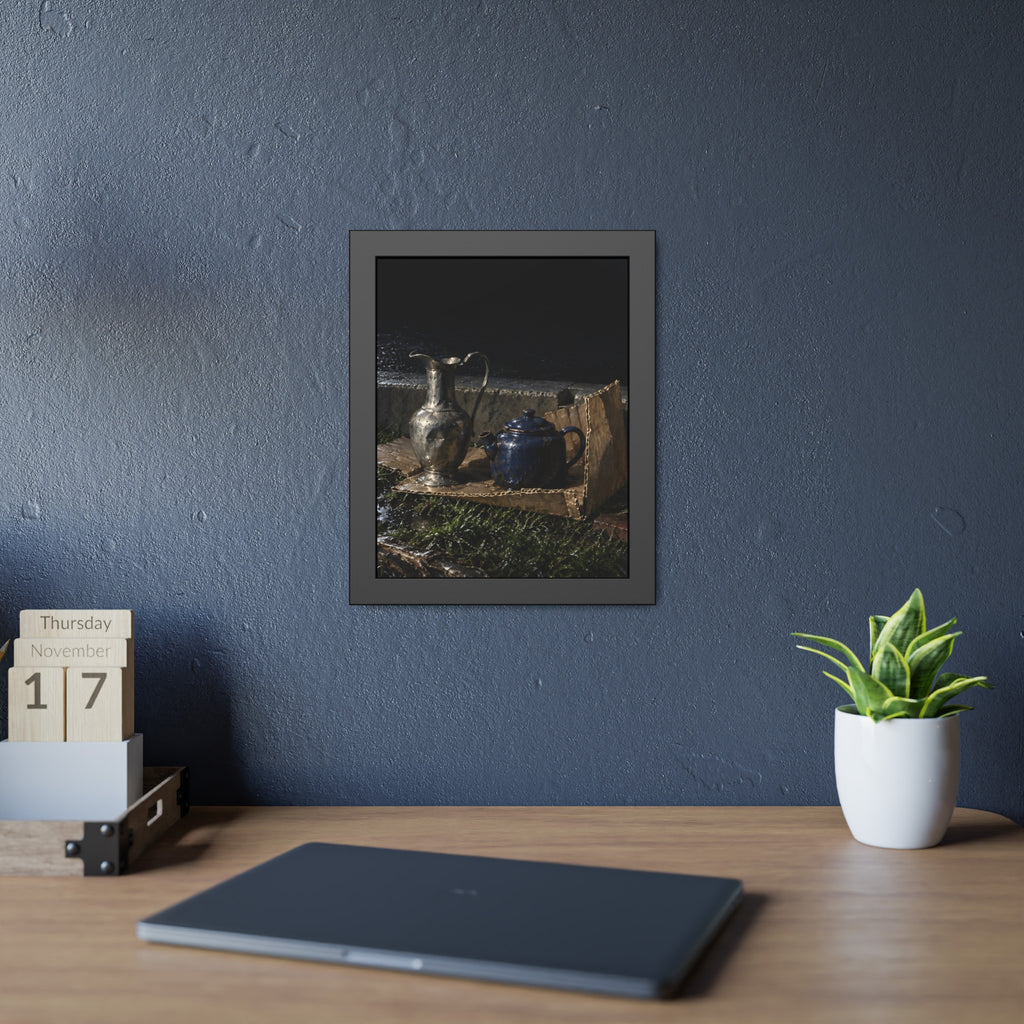 "The Teapot to Its Base": A Garabaggio Framed Print