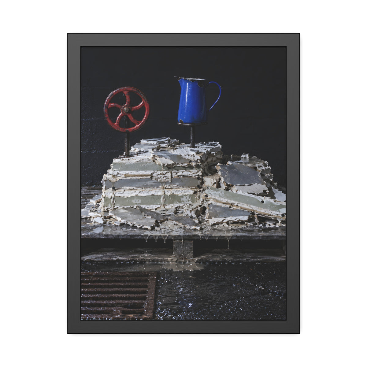 "The Wheel Stands Clear": A Garabaggio Framed Print