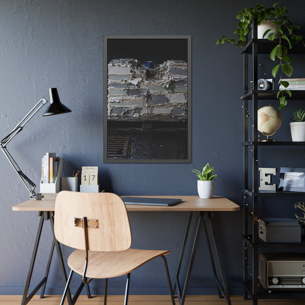 "The Blue Rim": A Garabaggio Framed Print
