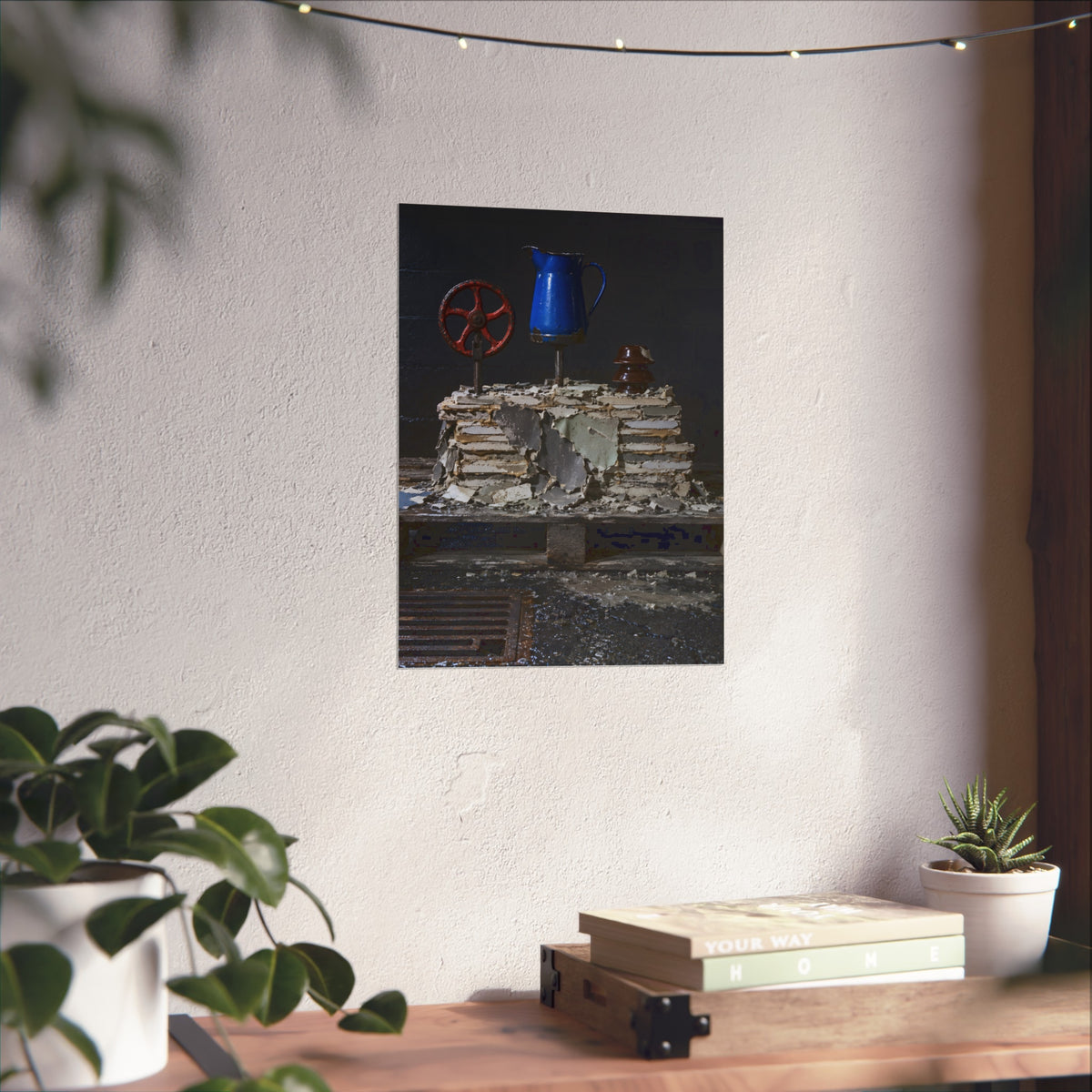 "The Ribbed Porcelain": A Garabaggio Fine Art Print