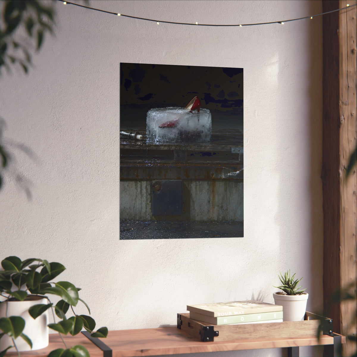 "The Red Heel Standing Out": A Garabaggio Fine Art Print