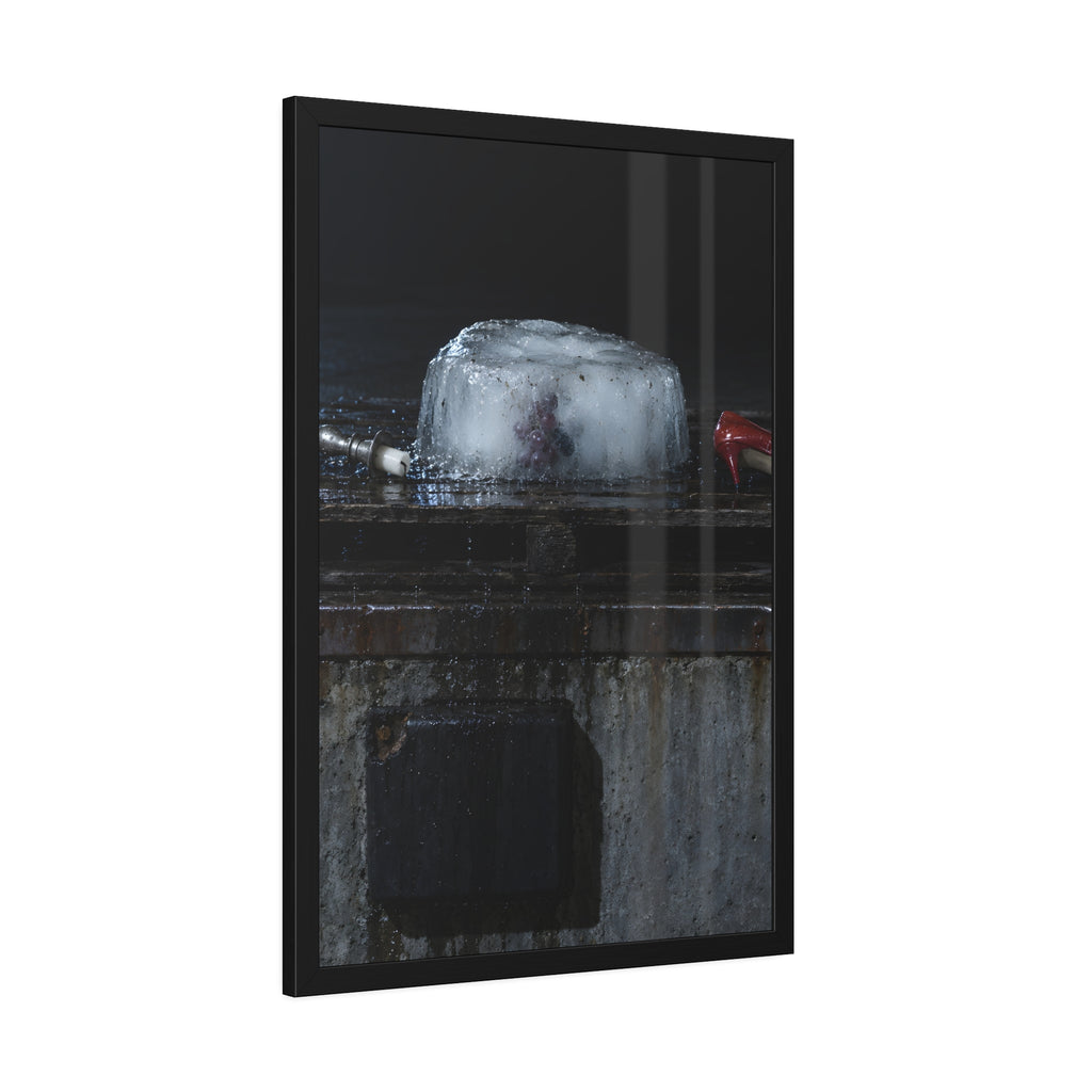 "The Shoe Stepped Out": A Garabaggio Framed Print