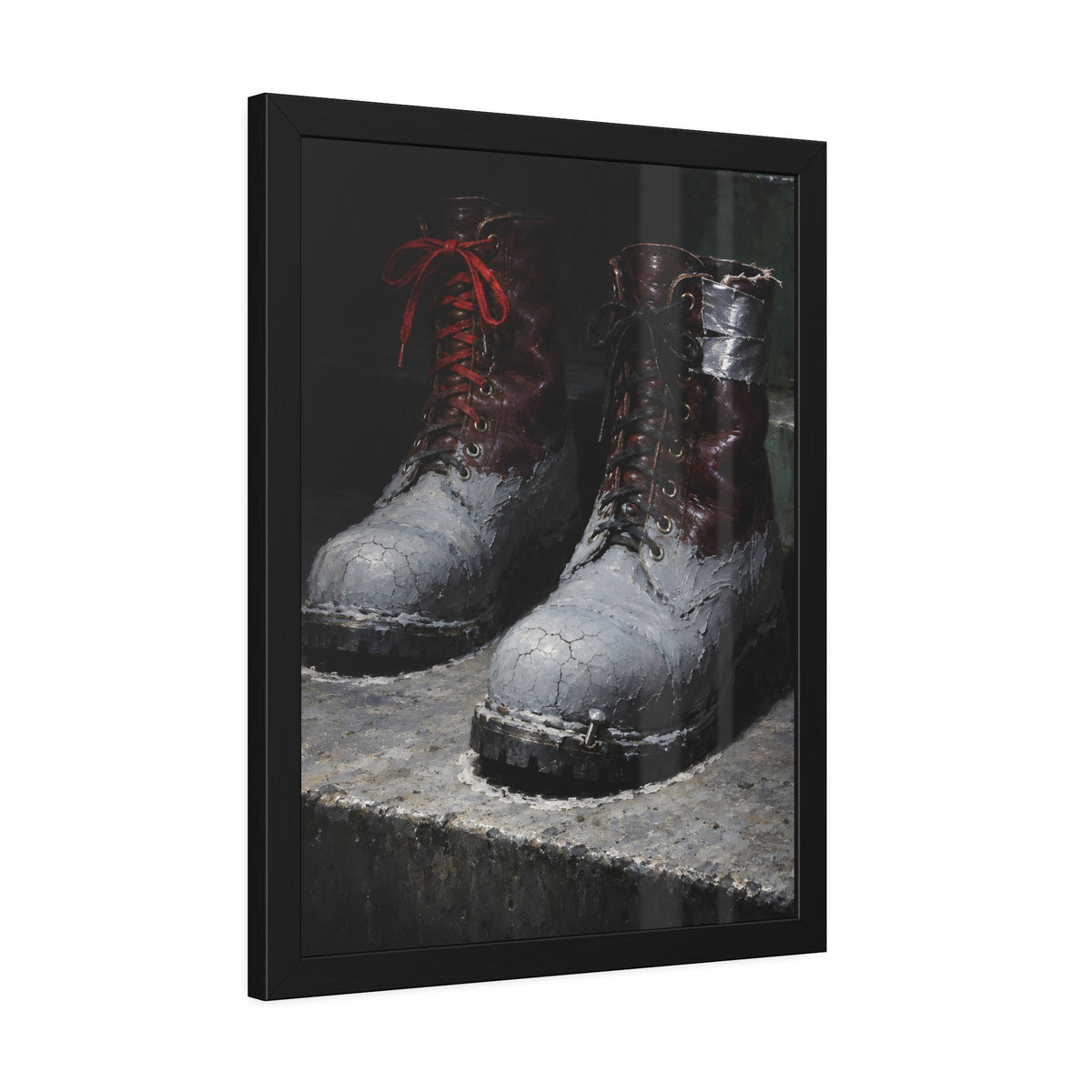 "The First Crazing": A Garabaggio Framed Print