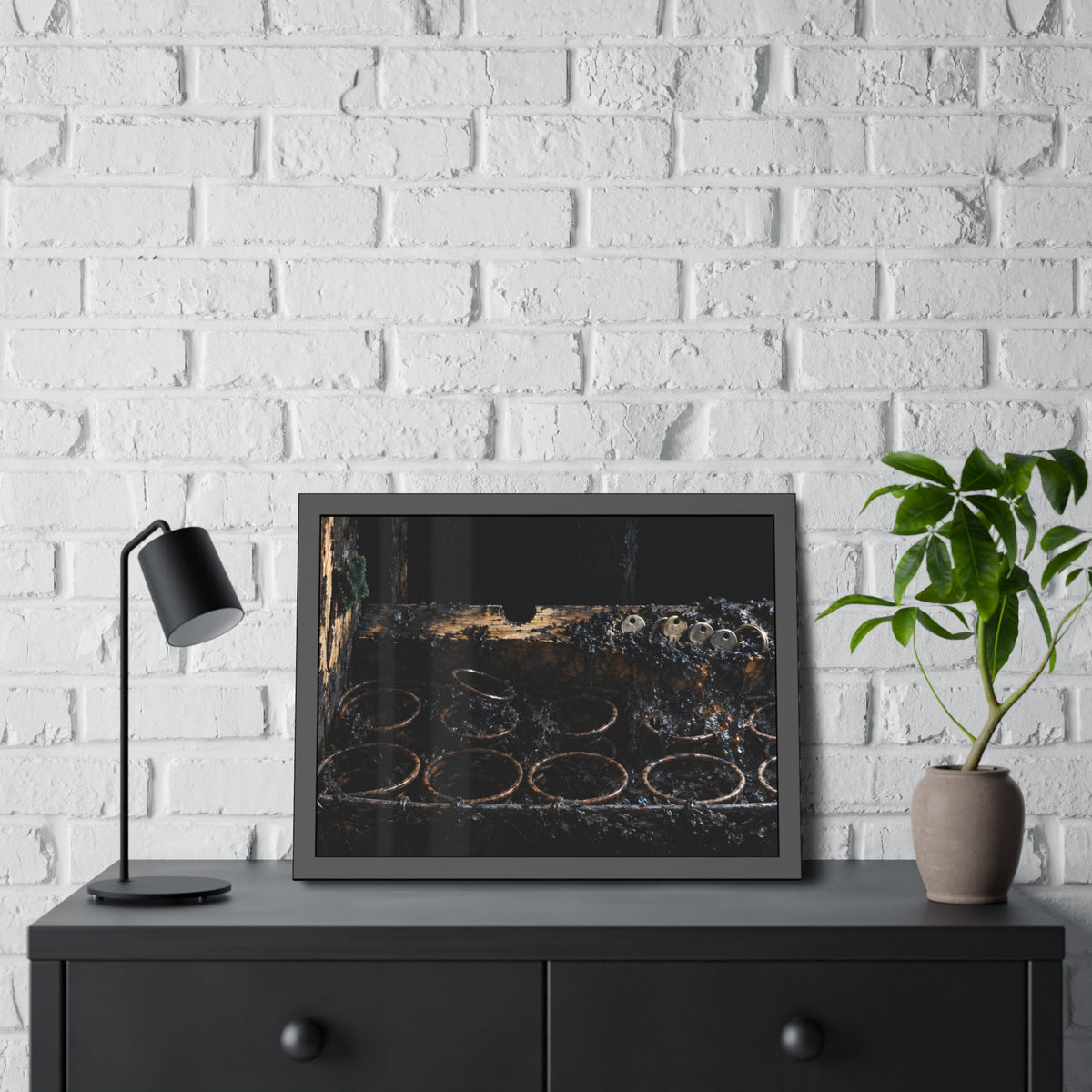 "The Bows of the Keys": A Garabaggio Framed Print