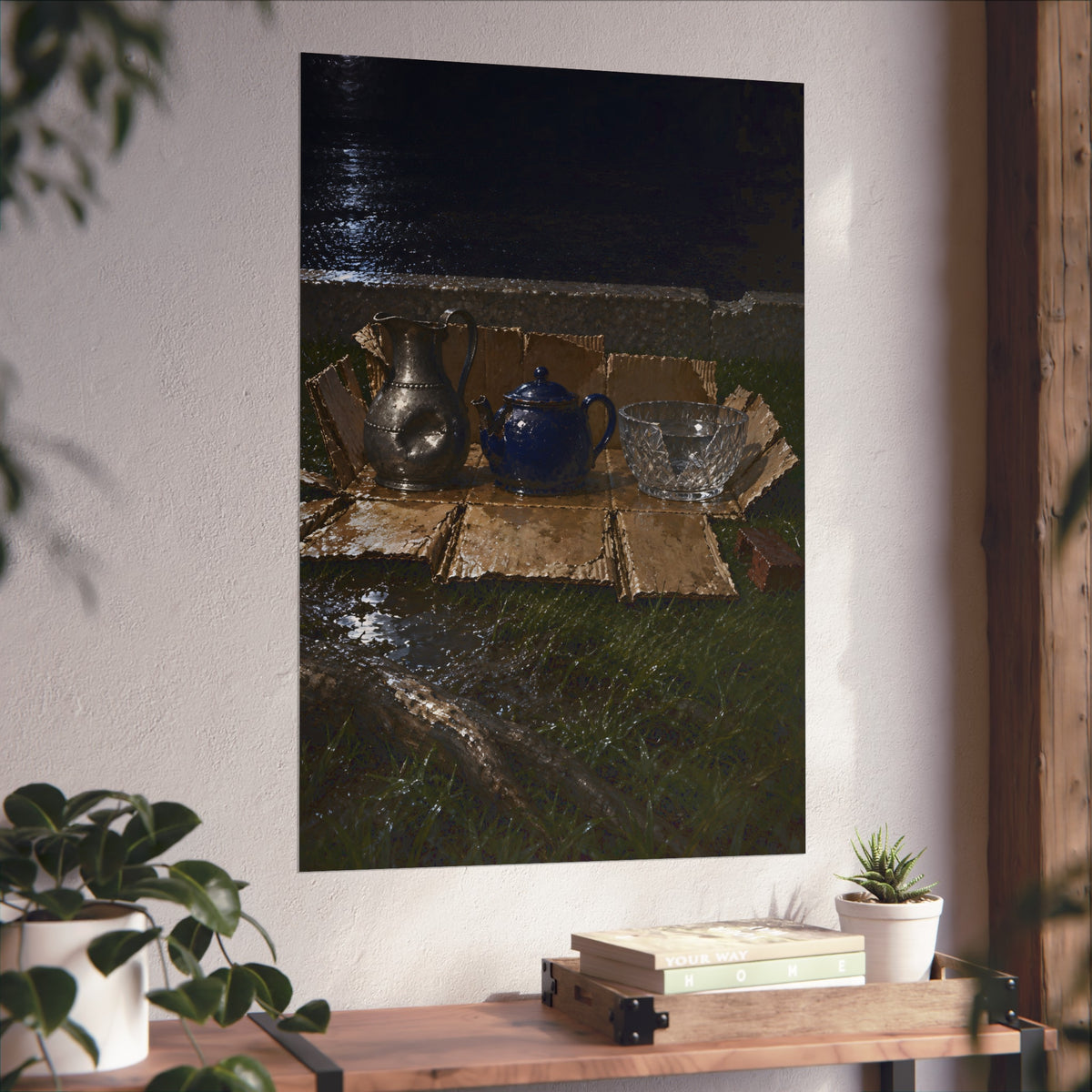 "The Walls Laid Down": A Garabaggio Fine Art Print