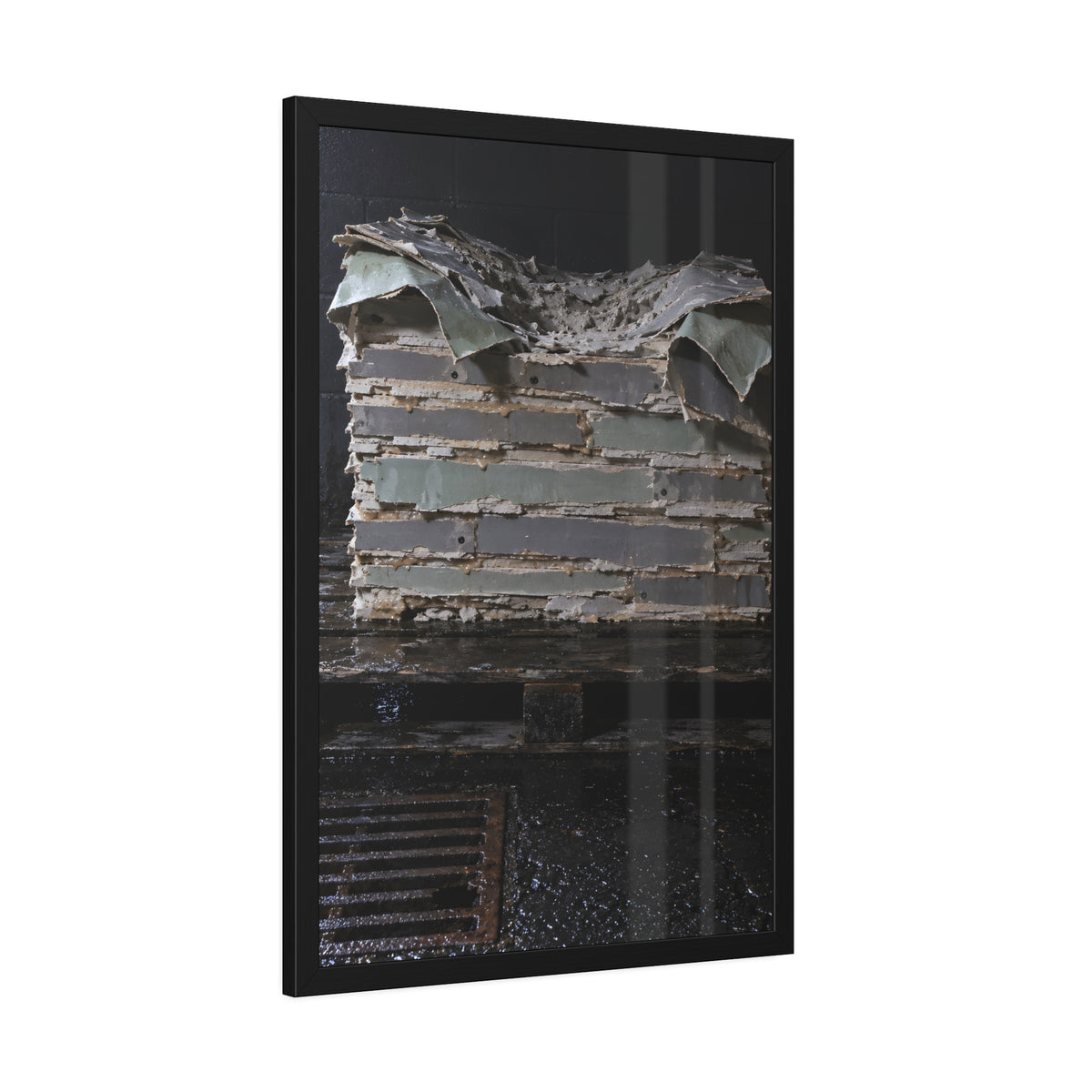 "The Facing Lets Go": A Garabaggio Framed Print