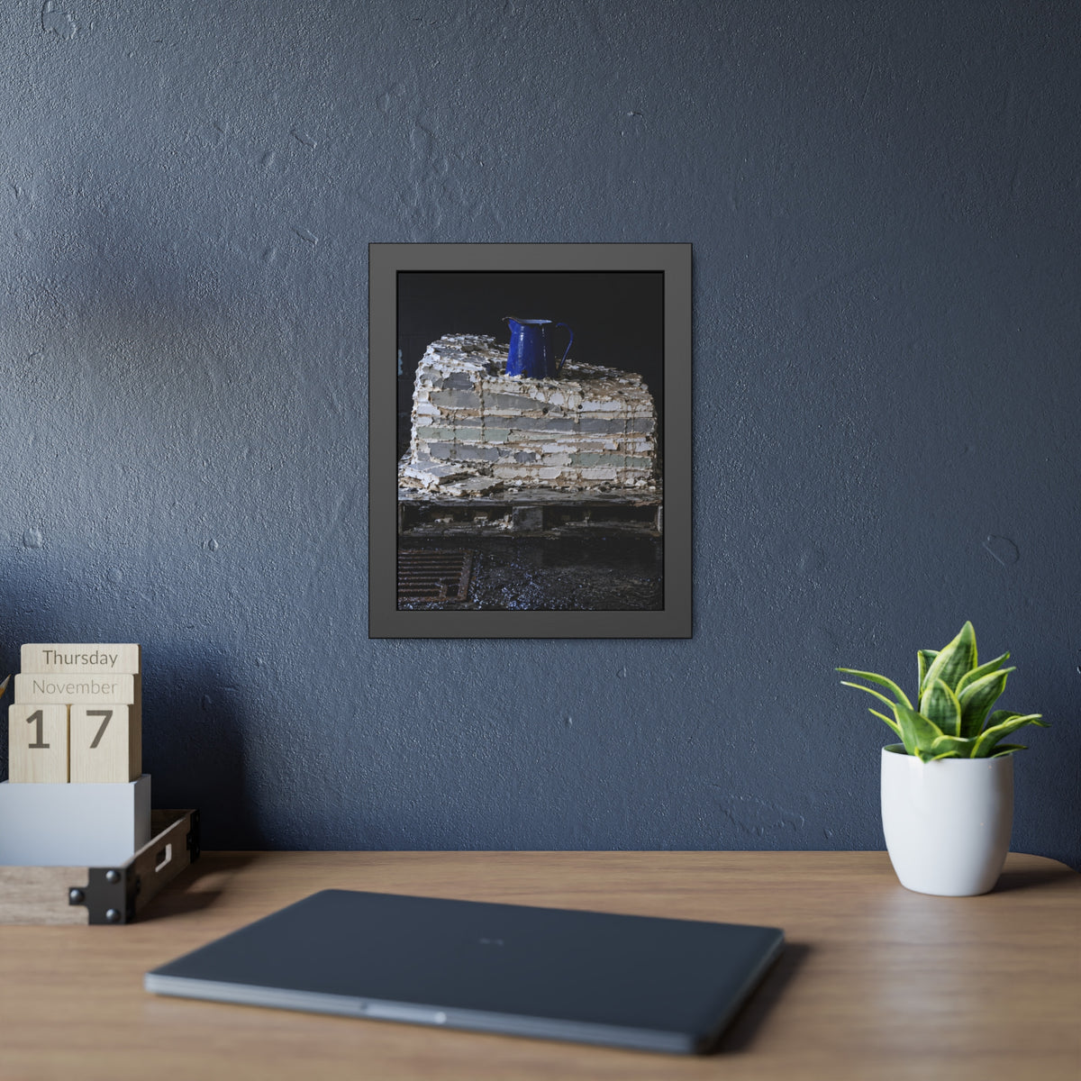 "The Jug to Its Shoulder": A Garabaggio Framed Print