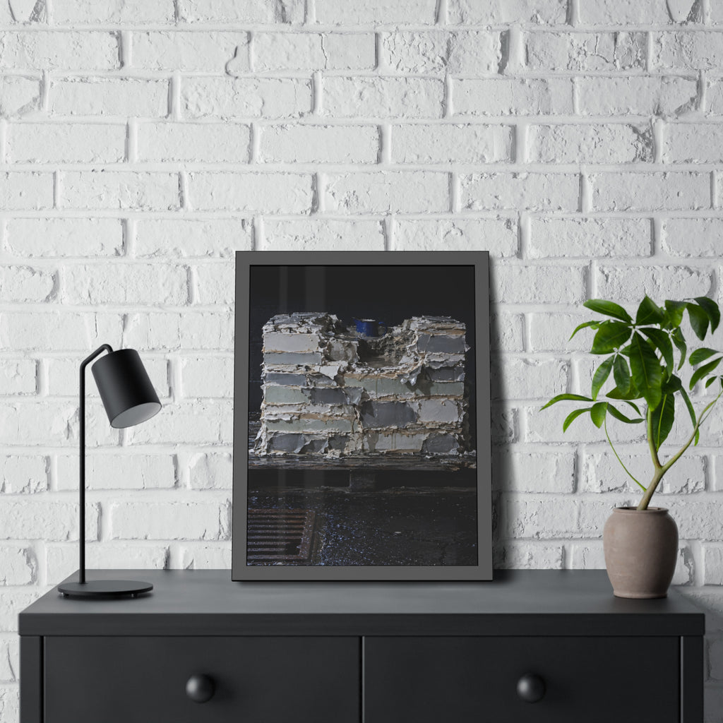 "The Blue Rim": A Garabaggio Framed Print
