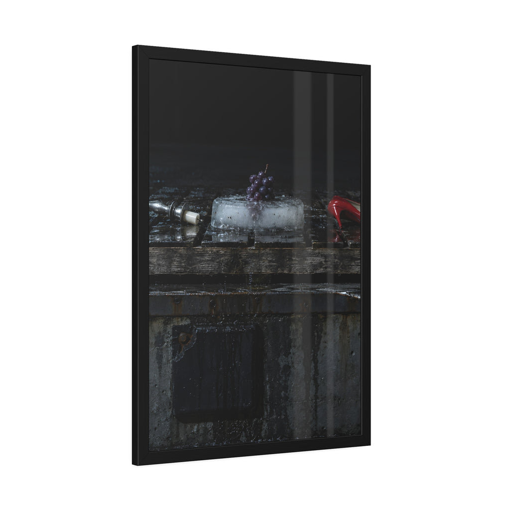 "The Grapes in the Slab": A Garabaggio Framed Print