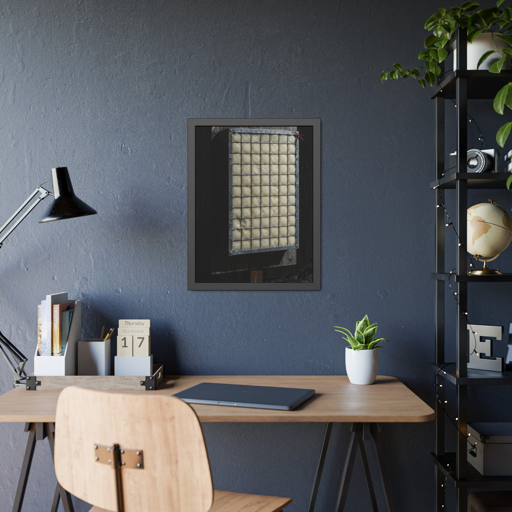 "The Box as Poured": A Garabaggio Framed Print
