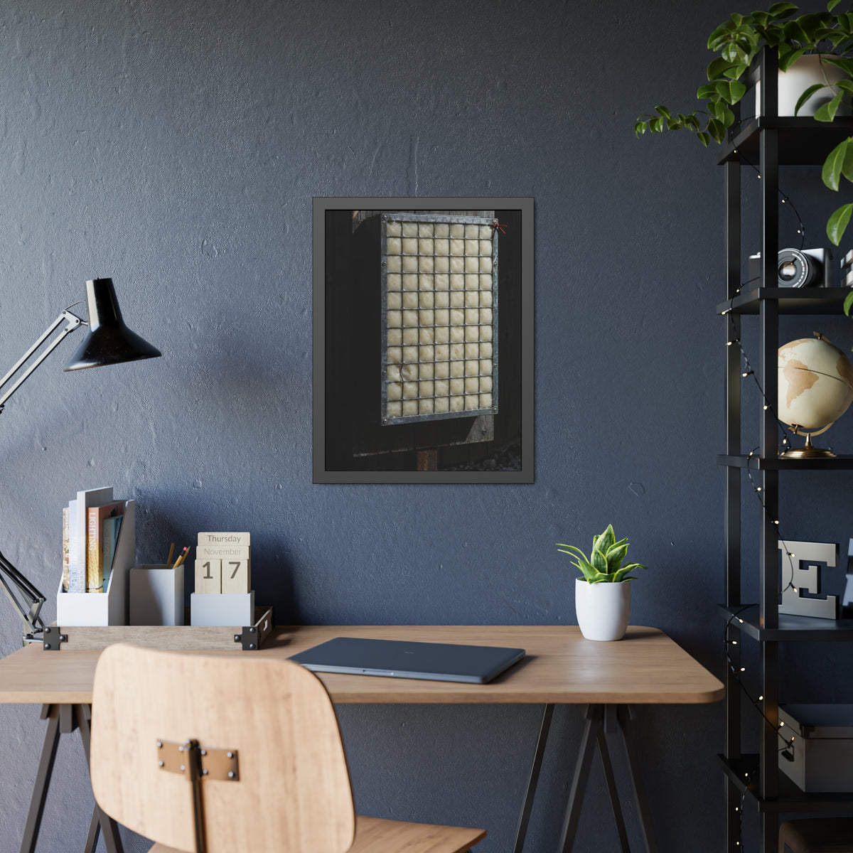 "The Box as Poured": A Garabaggio Framed Print
