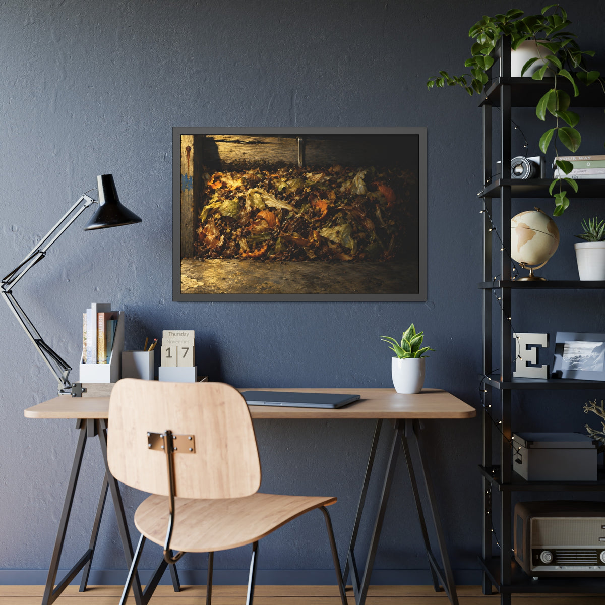 "The Peel Going Dull": A Garabaggio Framed Print