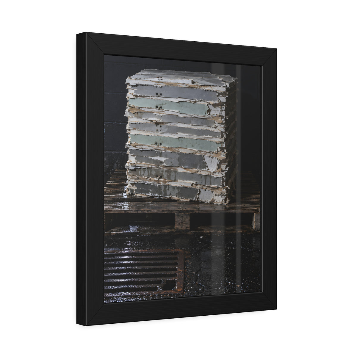"The Block as Built": A Garabaggio Framed Print
