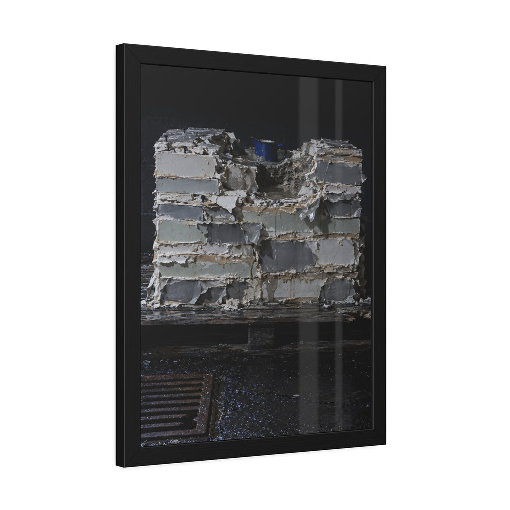 "The Blue Rim": A Garabaggio Framed Print