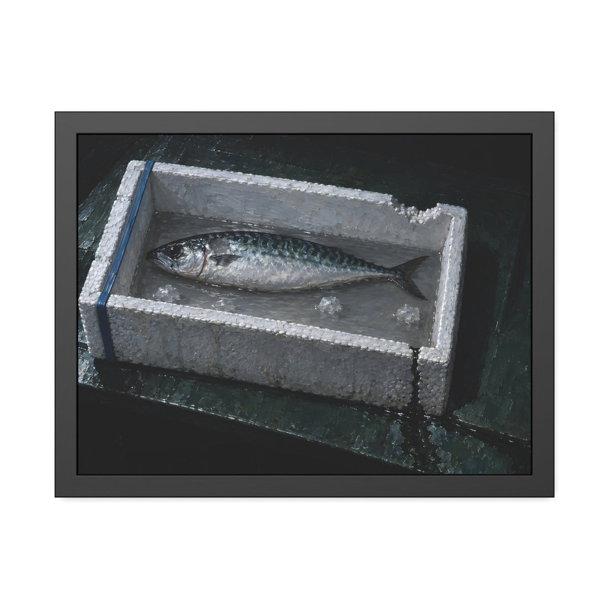 "The Last Pieces of Ice": A Garabaggio Framed Print