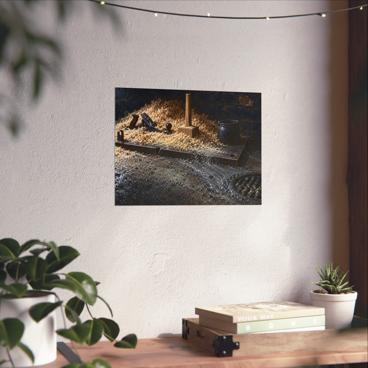 "The Fan at the Drain": A Garabaggio Fine Art Print