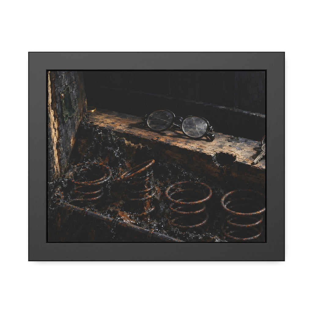 "The Gold in the Corner": A Garabaggio Framed Print