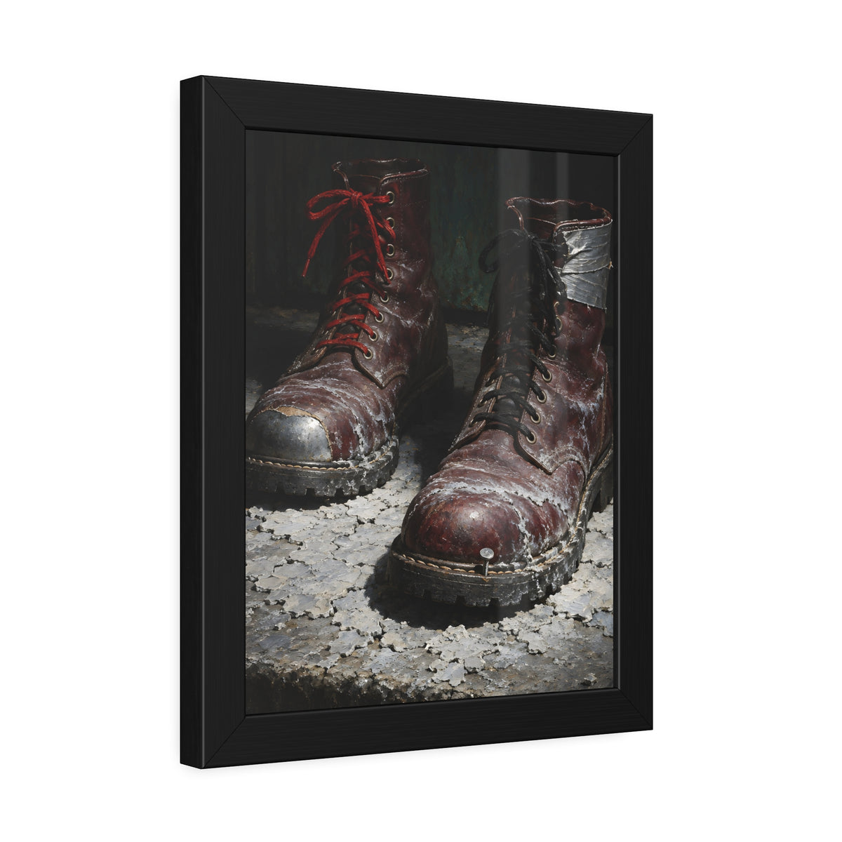 "The Salt Lines": A Garabaggio Framed Print