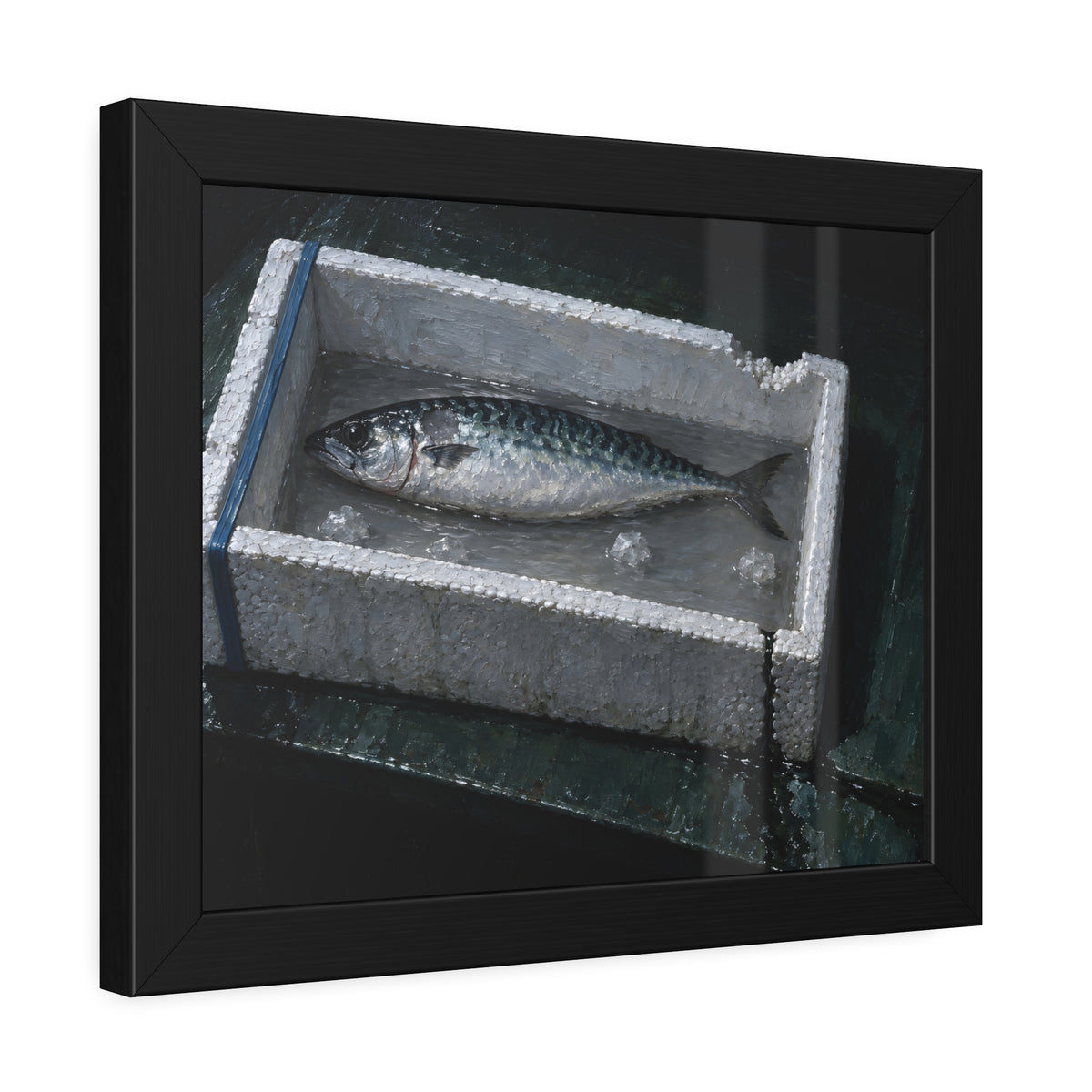 "The Last Pieces of Ice": A Garabaggio Framed Print