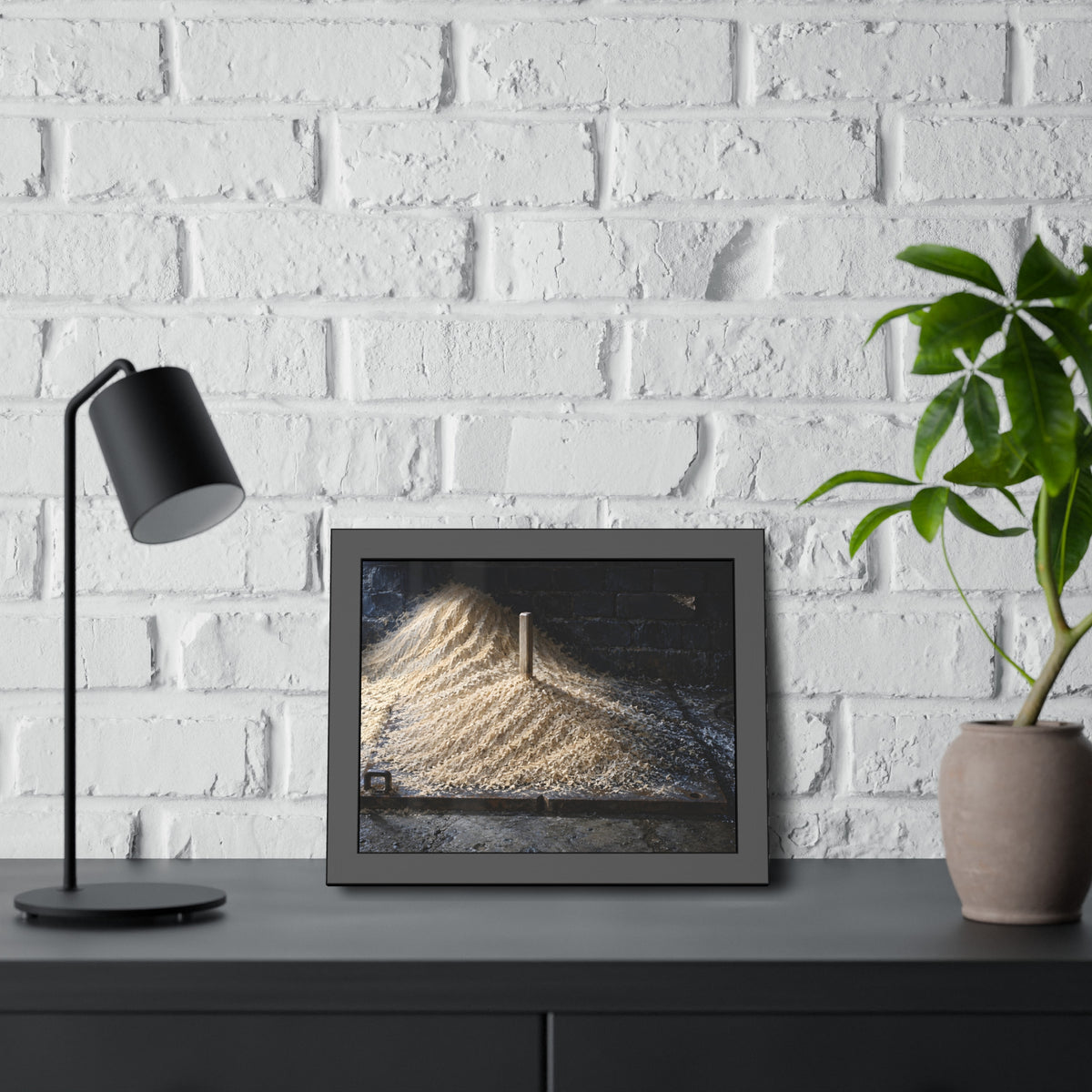 "The Combed Crest": A Garabaggio Framed Print