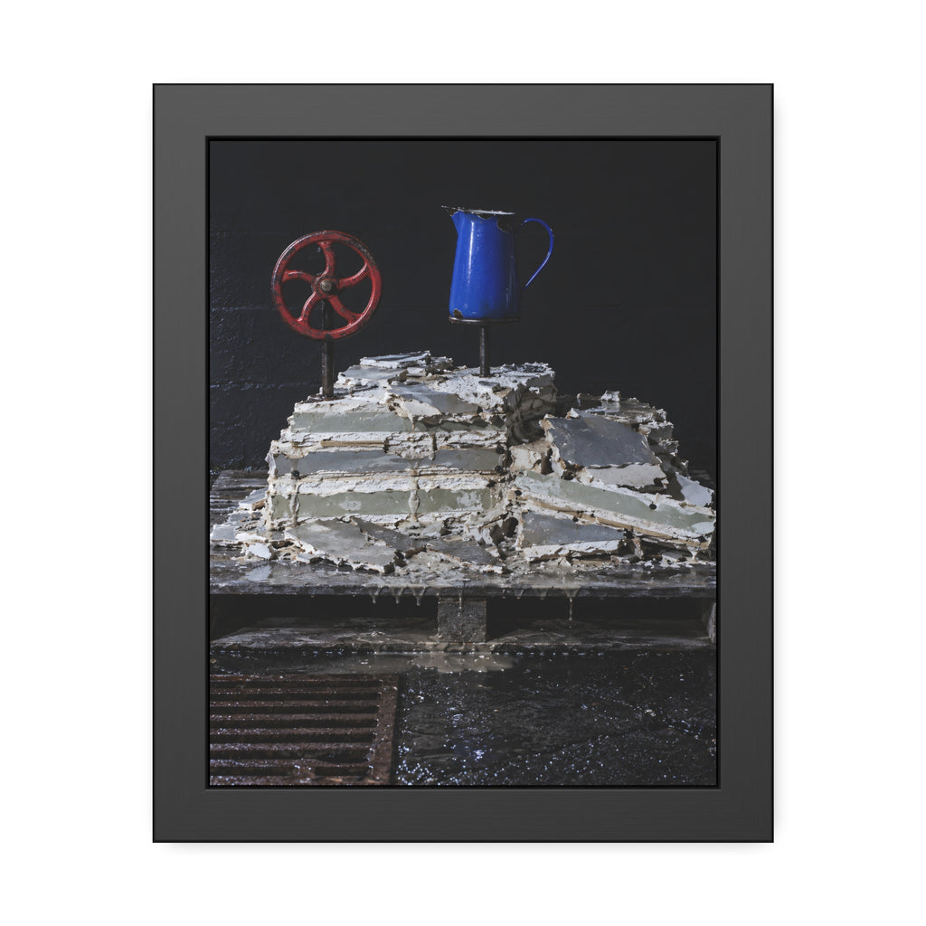 "The Wheel Stands Clear": A Garabaggio Framed Print